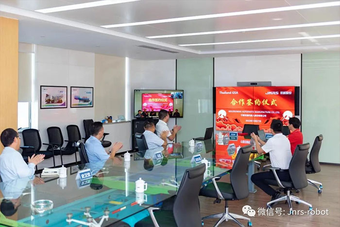 巨能機(jī)器人與泰國(guó)GSA合作簽約，攜手并進(jìn)！